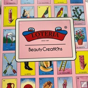 Beauty Creations Loteria Makeup Set with Pink and Purple Accents